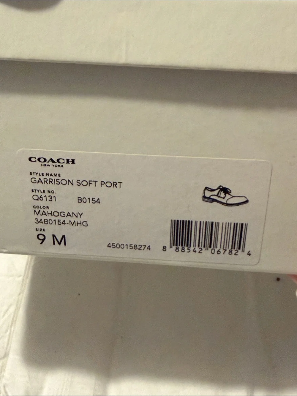 Coach Men’s Brown Cap-Toe Derby Shoes
